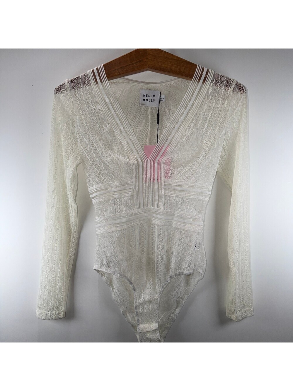 NWT Hello Molly Duckworth White Bodysuit - Medium - Picture 5 of 5